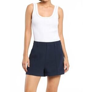 NEW CINQ A SEPT wilma embellished stitch tank top in white